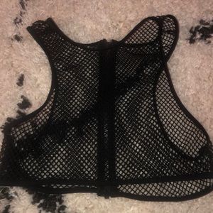 Mesh crop top